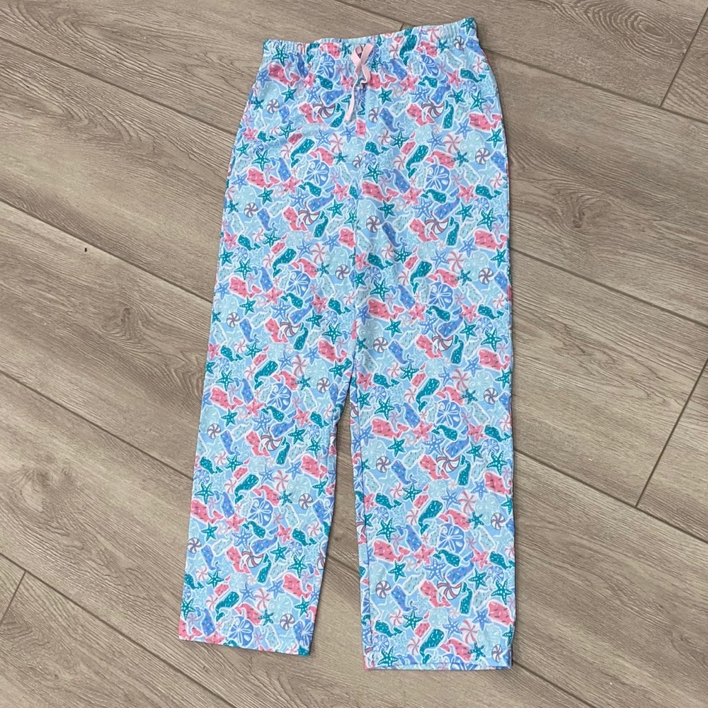 Vineyard Vines Kids’ Knit Lounge Pajama Pants Sea Creatures Sz M 10-12